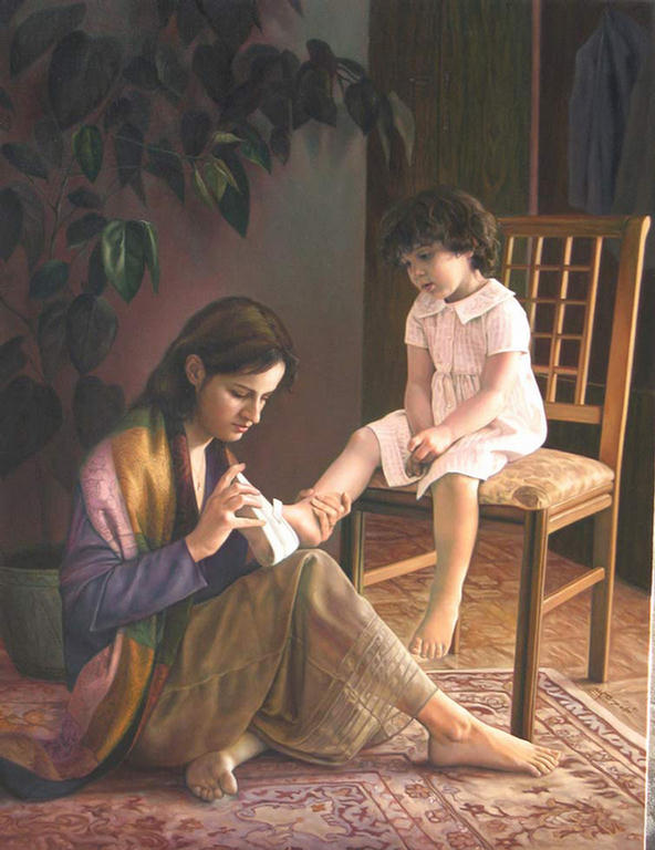 لوحات جداريه رائعه الجمال 143865,xcitefun-great-paintings-of-mother-towards-baby-l