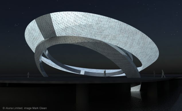 Tidal Powered Moon Clock