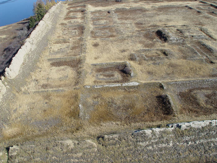 Ancient Fortress  The Lake Island Siberia