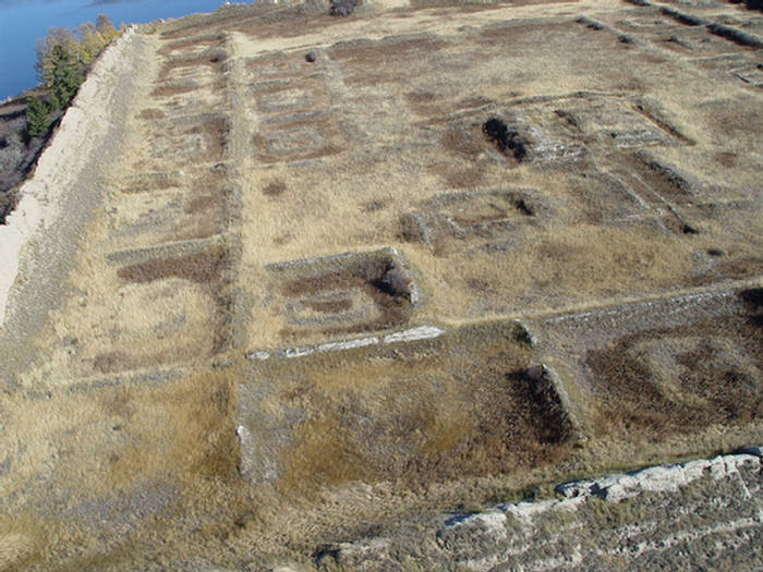 Ancient Fortress  The Lake Island Siberia