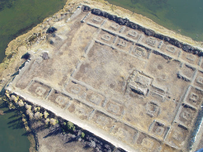 Ancient Fortress  The Lake Island Siberia