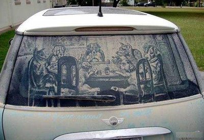Dirty Car Window Art 155353,xcitefun-dirtycar2