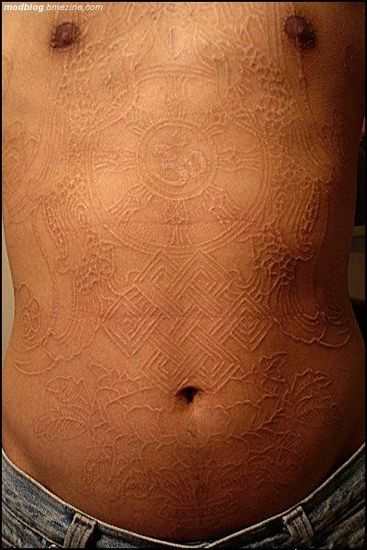 Scarification As Body Art : Funny, Strange