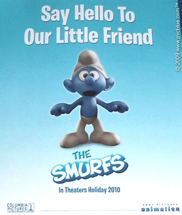 The Smurfs Movie 2011 Poster and Trailer Movies Parties