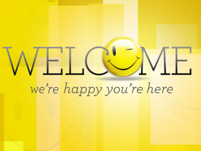 [Image: 189333,xcitefun-welcome-smiley.jpg]