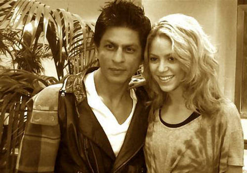 Shahrukh Khan Met Shakira  Mega Pictures