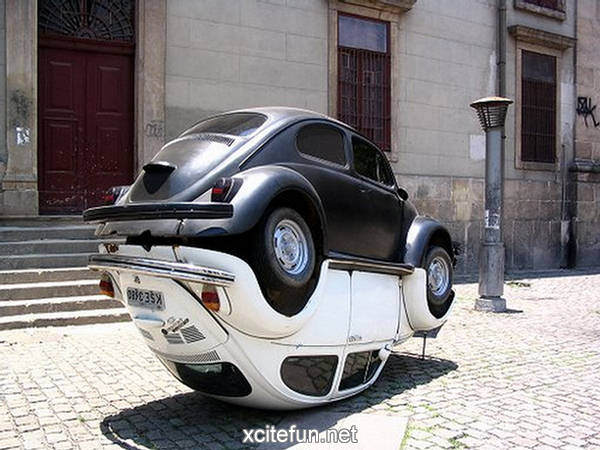  it's still the old crazy classic Volkswagen Beetle