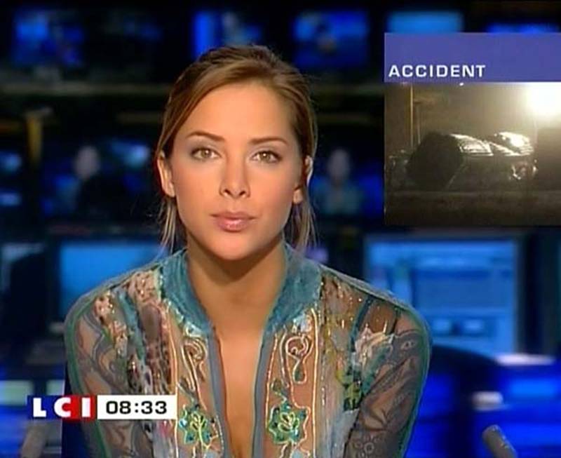 World's most beautiful news reporter