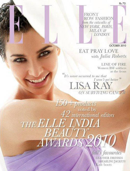 Lisa Ray Survival Beauty  Elle Magazine