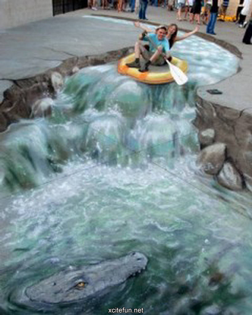 Amazing 3D Sidewalk Art Photos - XciteFun.net