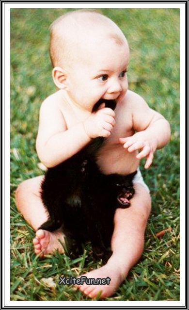 Funny Photos of Kids and Animals - XciteFun.net
