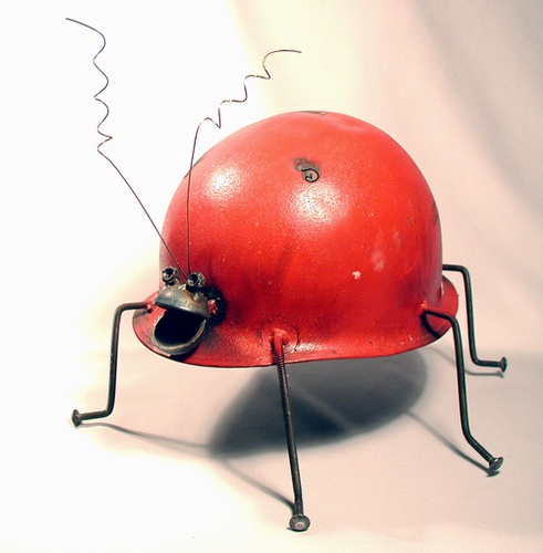 Army Helmets  The Funny Sculptures