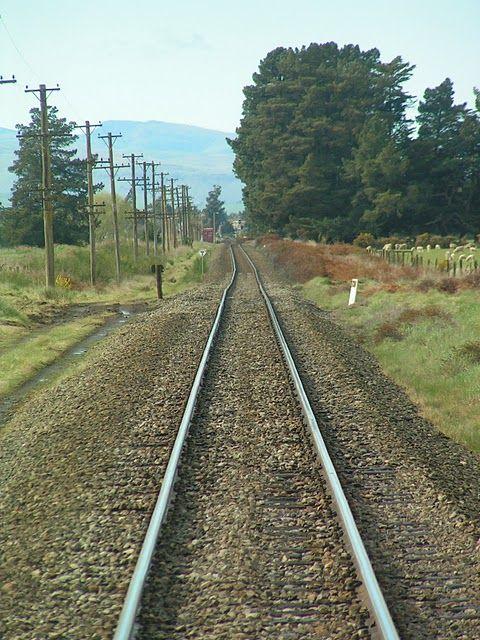 Distorted Railway Line  Earthquake Aftermath