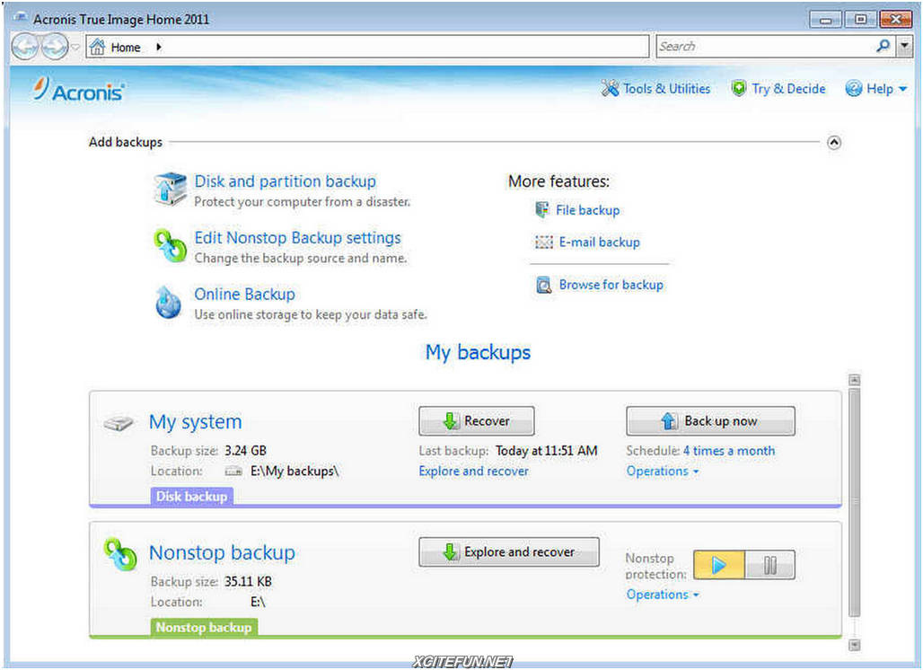 acronis true image 11 windows 7 compatibility