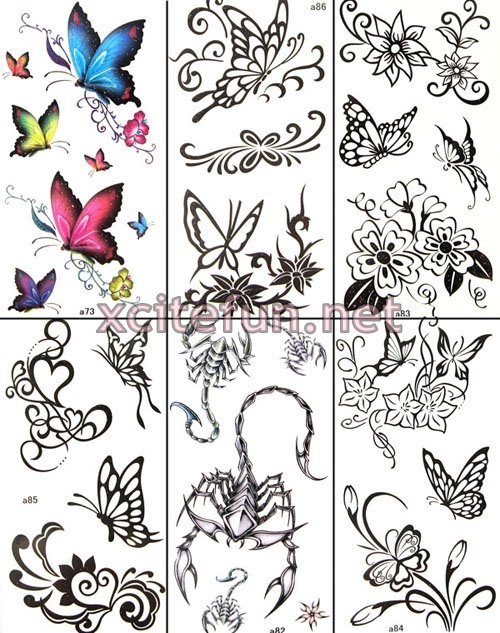 butterfly temporary tattoos butterfly temporary tattoos gold tie clasp