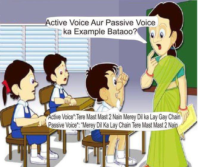 Active Voice Passive Voice