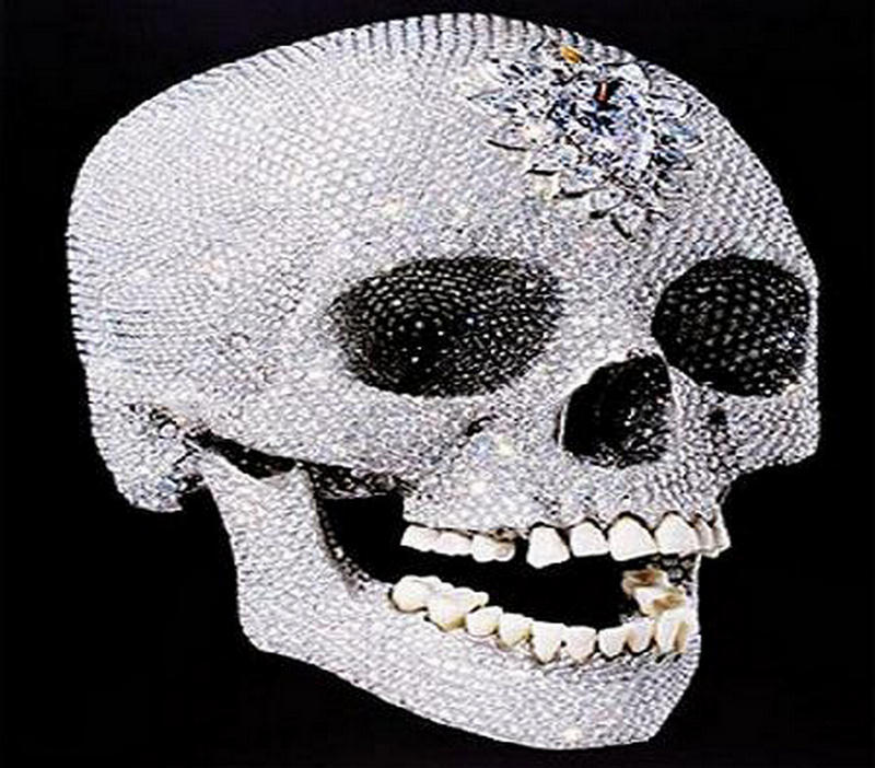 Unusual Diamond Skull by Damien Hirst - XciteFun.net