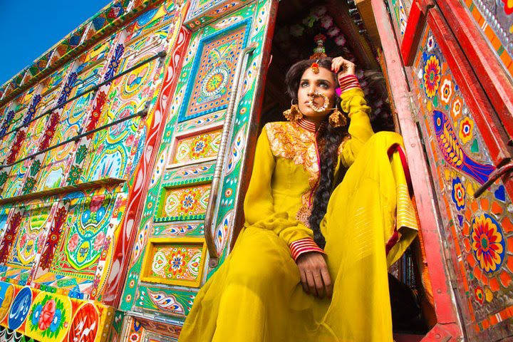 Amna Ilyas Pakistani Basanti  Fashion Shoot