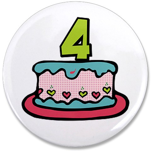 4th birthday cake