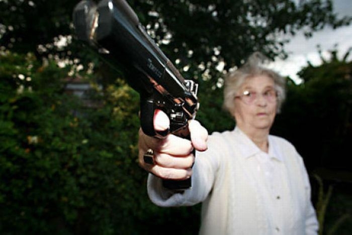 Granny With Guns 68