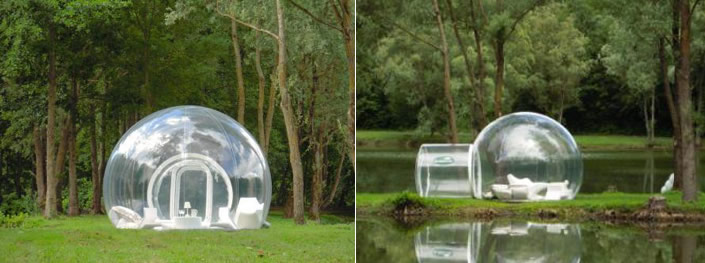 Transparent Bubble Rooms  Amazing Rooms