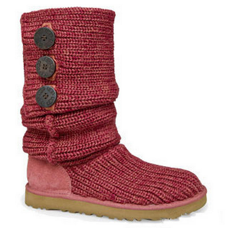womens boots with knitted top