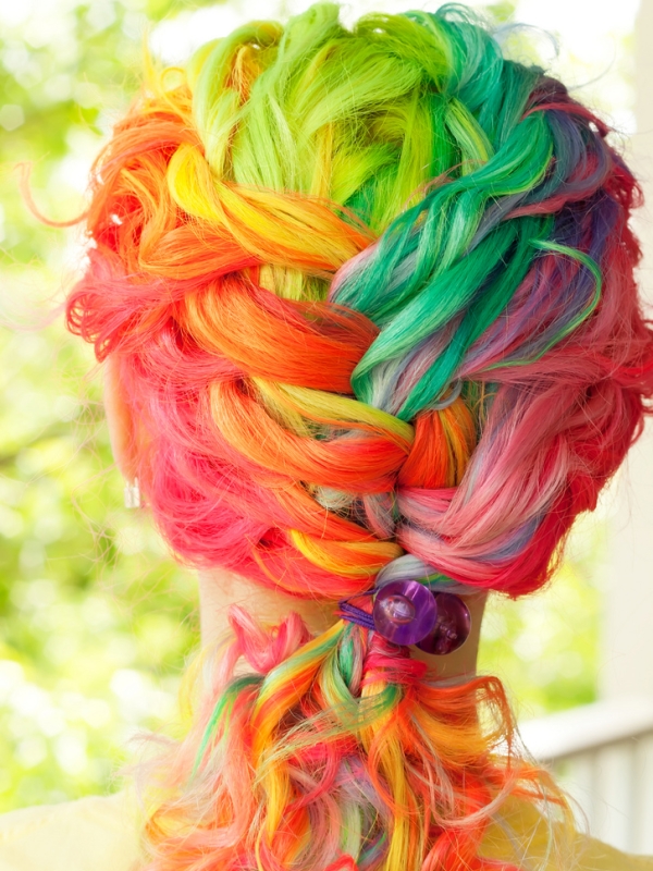 Rainbow Hair.. - XciteFun.net