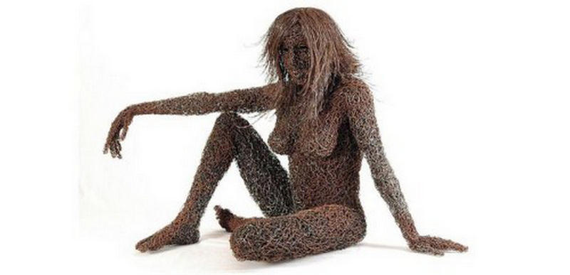 Amazing Sculptures Mattia Trotta With Chains and Wires