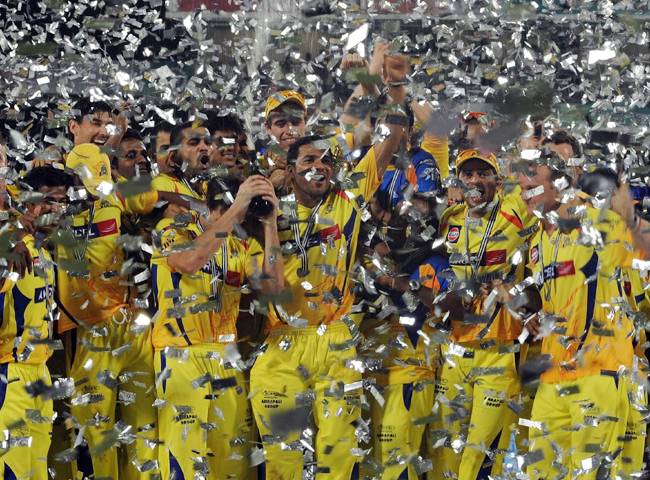 IPL4Chennai Super Kings Celebration and Highlights