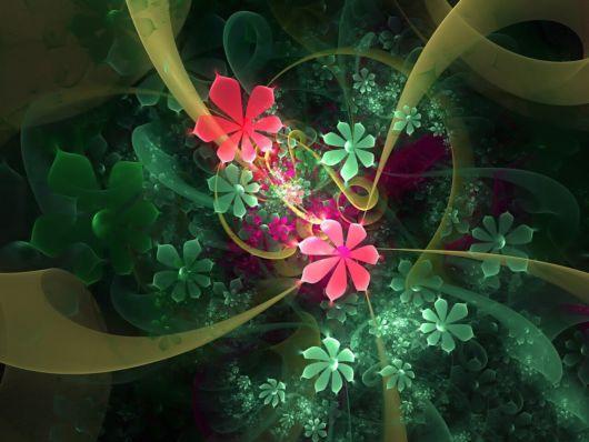 Abstract Flowers Artistic Wallpapers