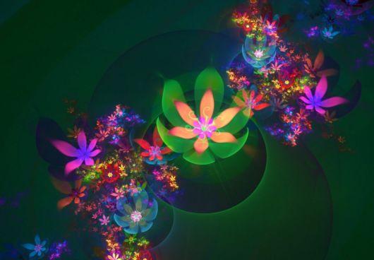 Abstract Flowers Artistic Wallpapers