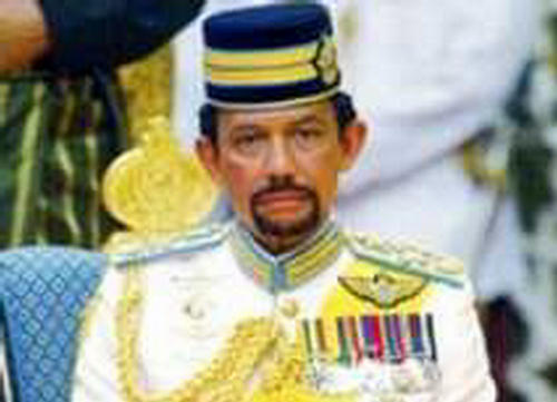 Brunei's Sultan Hassanal Bolkiah President of the richest country in the 