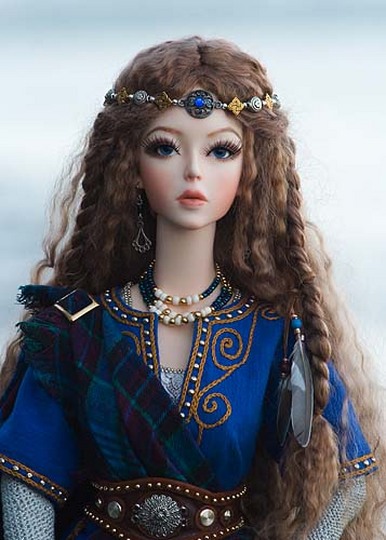 Arwyn a Celtic Warrior Maiden BJD