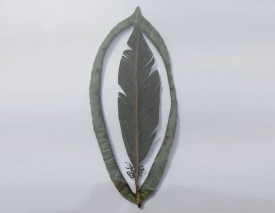 The CutAway Leaf Art