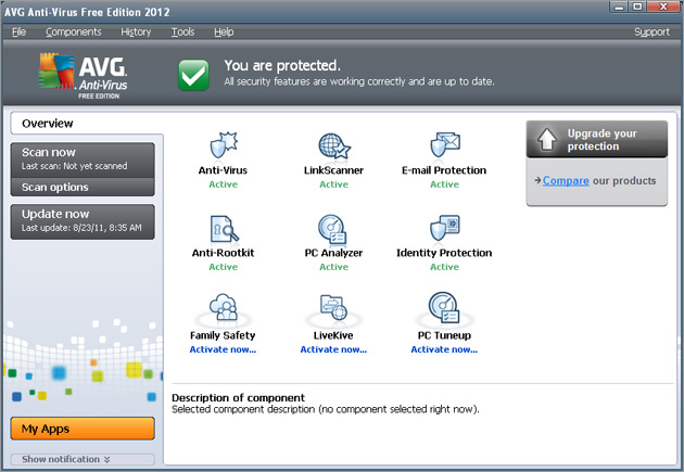 AVG Anti Virus Edition 2012  Free Software