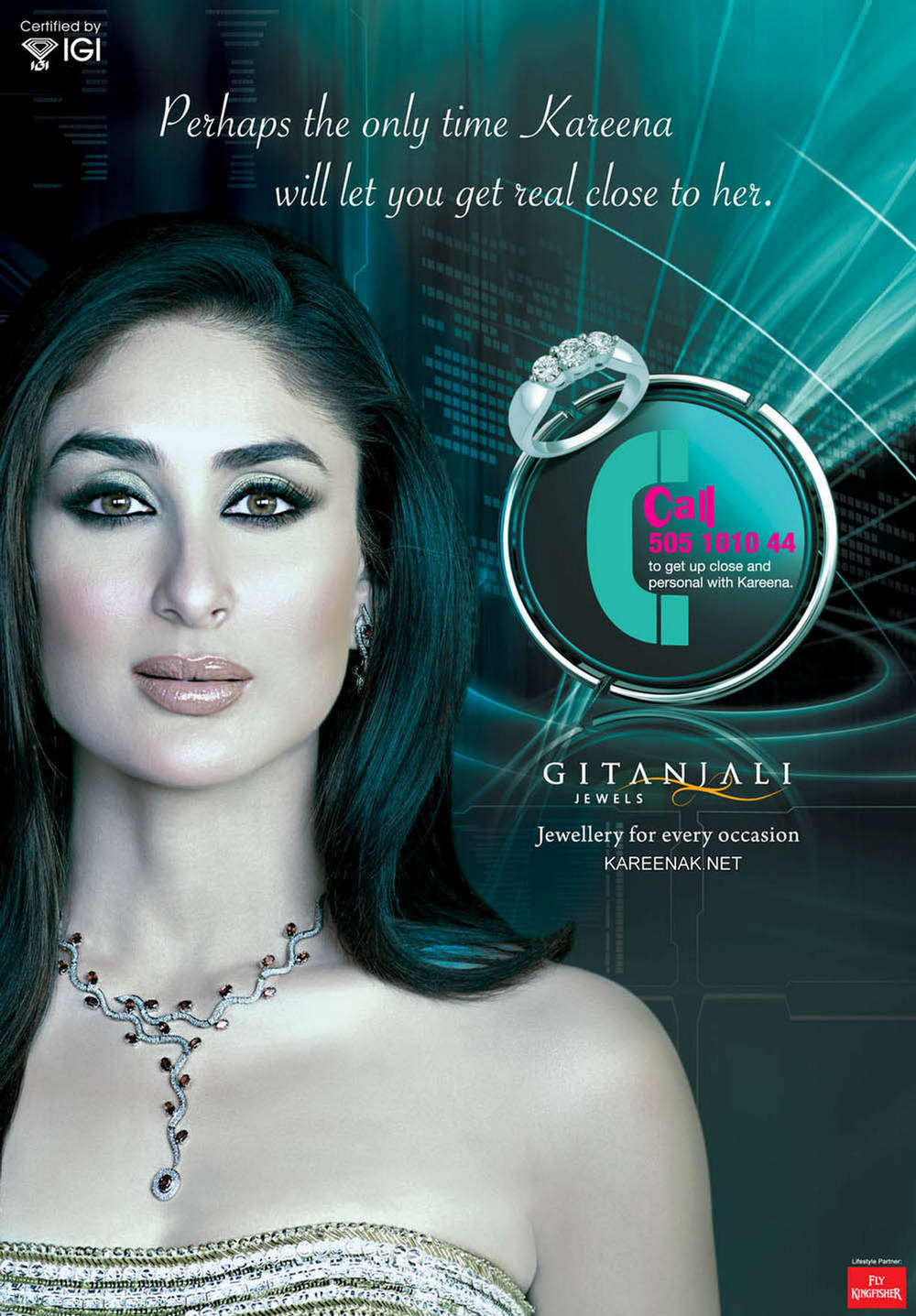 Kareena Kapoor Gitanjali Jewelry  Print Ads