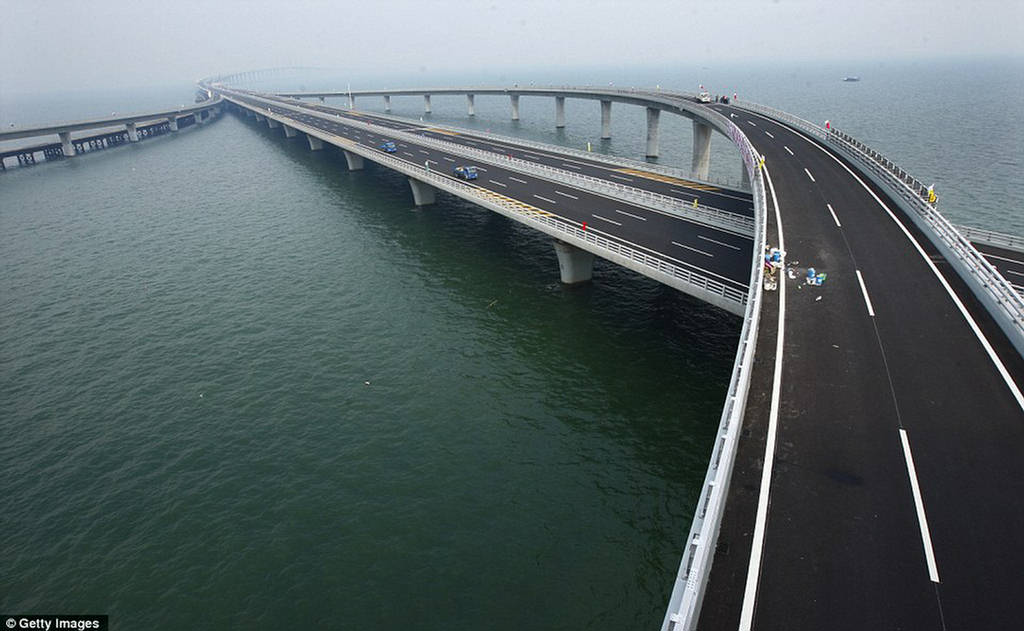 Danyang Kunshan Grand Bridge - World's Longest Bridge - XciteFun.net