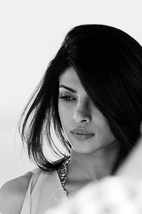 Priyanka Chopra Black White Nikon Shoot