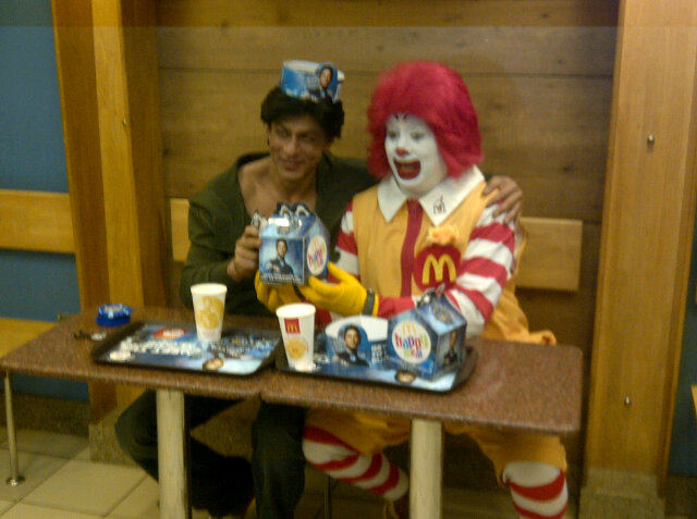 Shahrukh Khan McDonalds  RA One Happy Meals