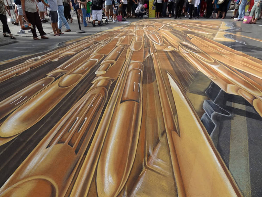 New Amazing 3D Sidewalk Art Painting Photos