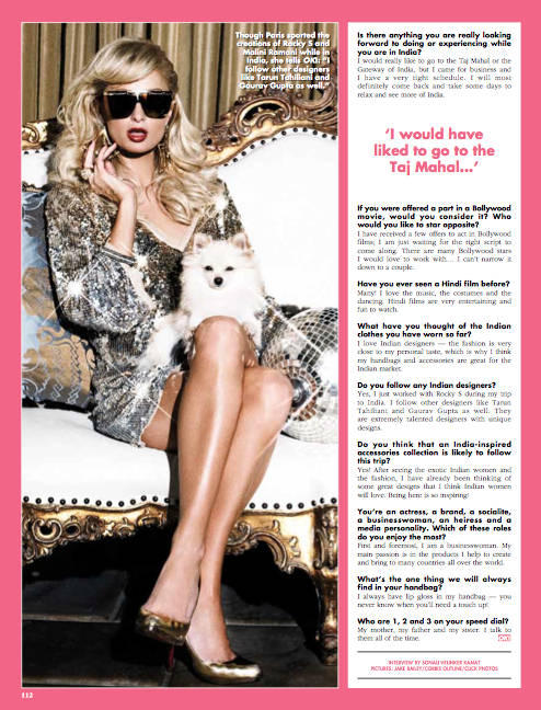 Paris Hilton OK Magazine