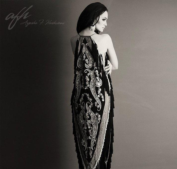 Amina Sheikh Black And White Photo Shoot