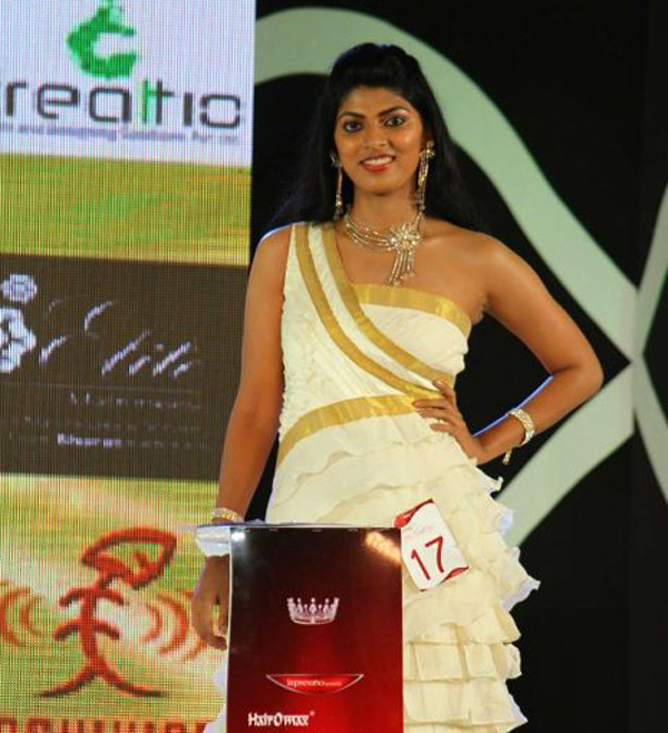 Elizabeth Thadikaran  Miss Kerala 2011