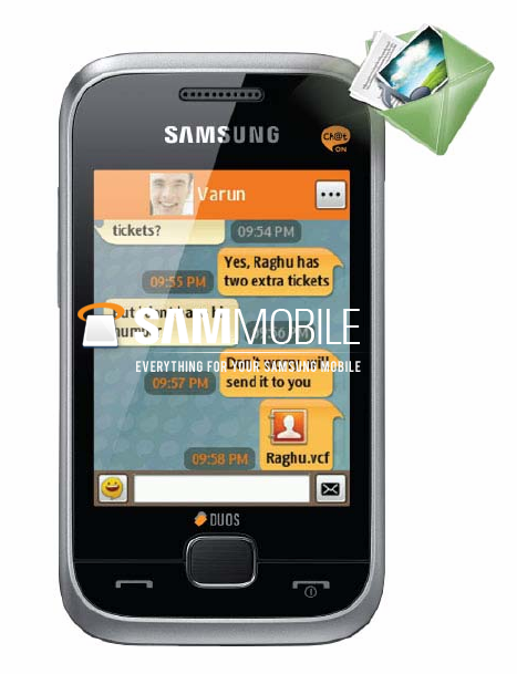 Samsung C3312 Duos  Dual SIM Toch Low Cost Phone