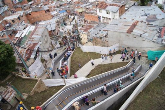 Giant Outdoor Escalator Colombia