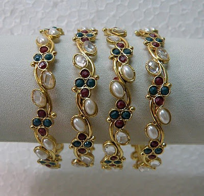 Gold Bangles For Brides