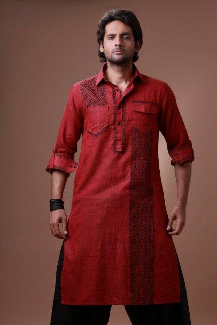 Rangeen By Arsalan amp Yahseer Latest Kurta Collection 201