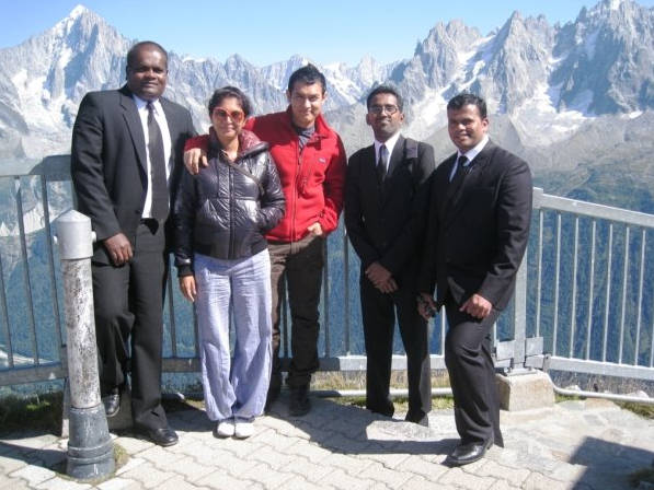 Aamir Khan Chamonix Vacation Pictures