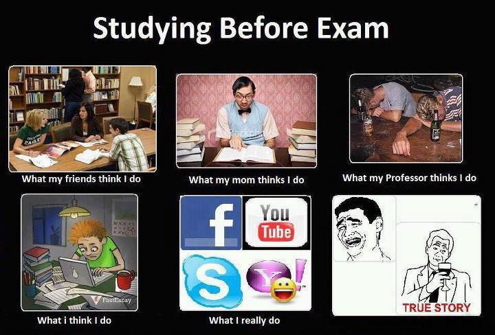 Study before exam