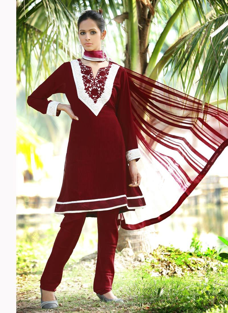 Indian Party Wear Churidar Salwar Kameez Suit